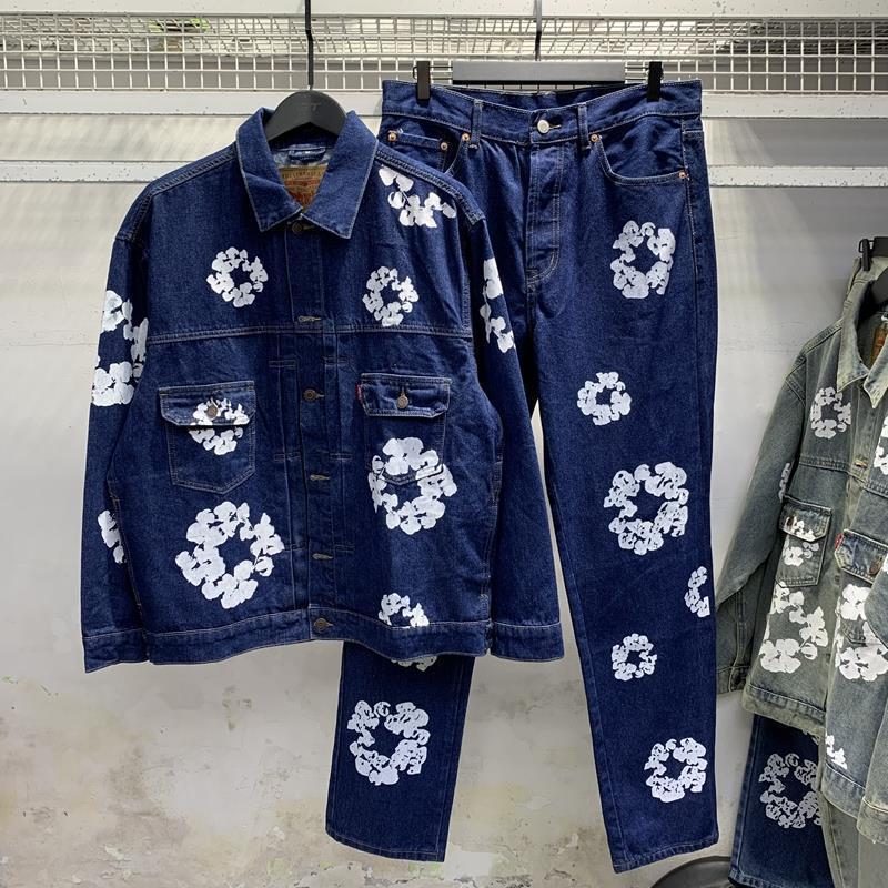 mens denim tears suit