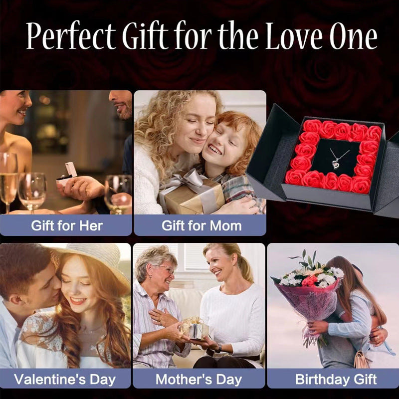 Necklace projection crystal