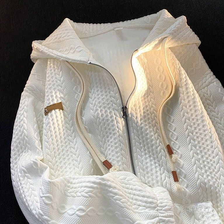 Women Zip Up Casual Hoodie