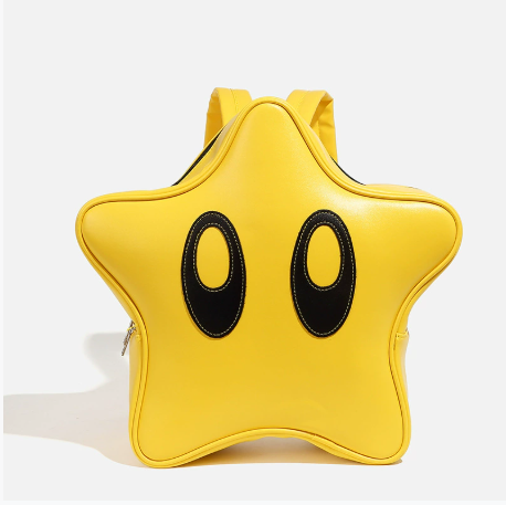 Cute Five-pointed Star PU Backpack