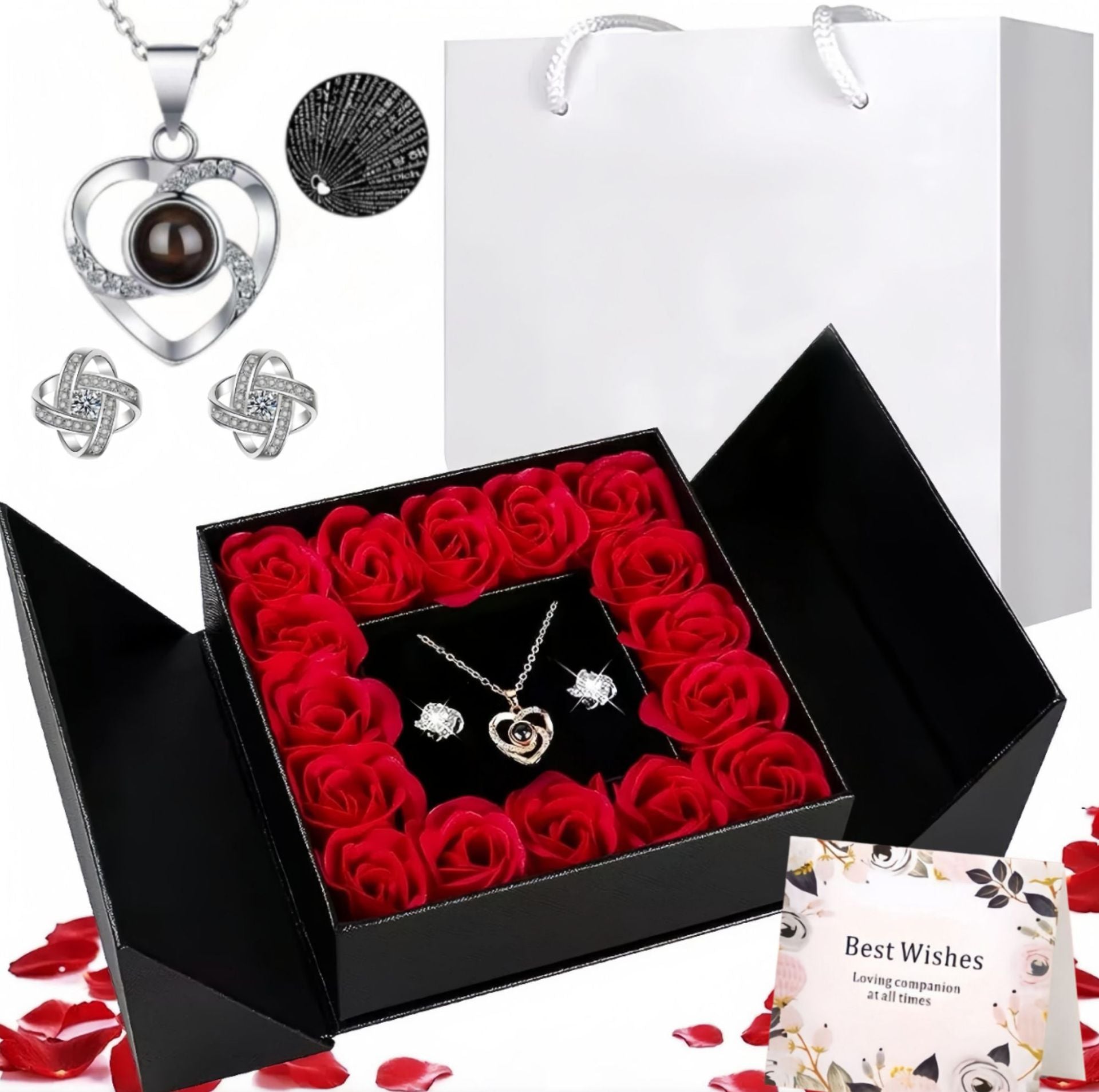 Necklace projection crystal