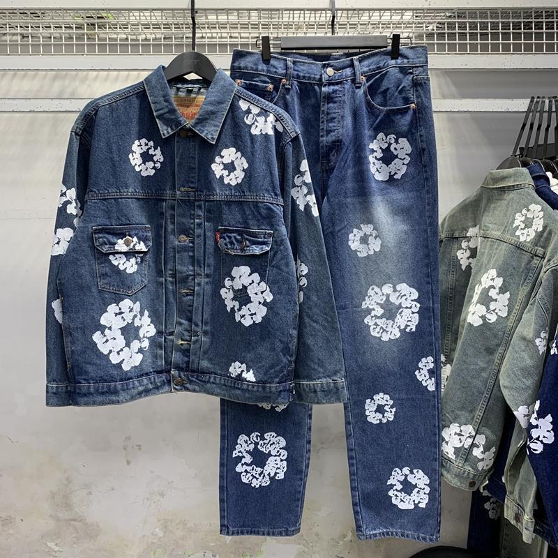 mens denim tears suit