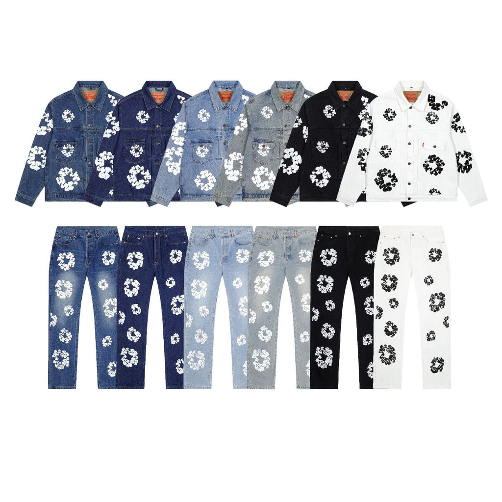 mens denim tears suit